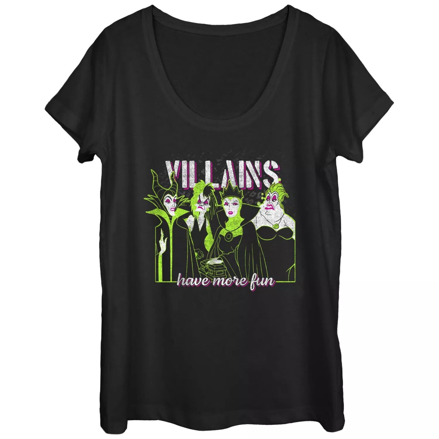 

Футболка группы Disney's Villains Junior в стиле гранж Licensed Character