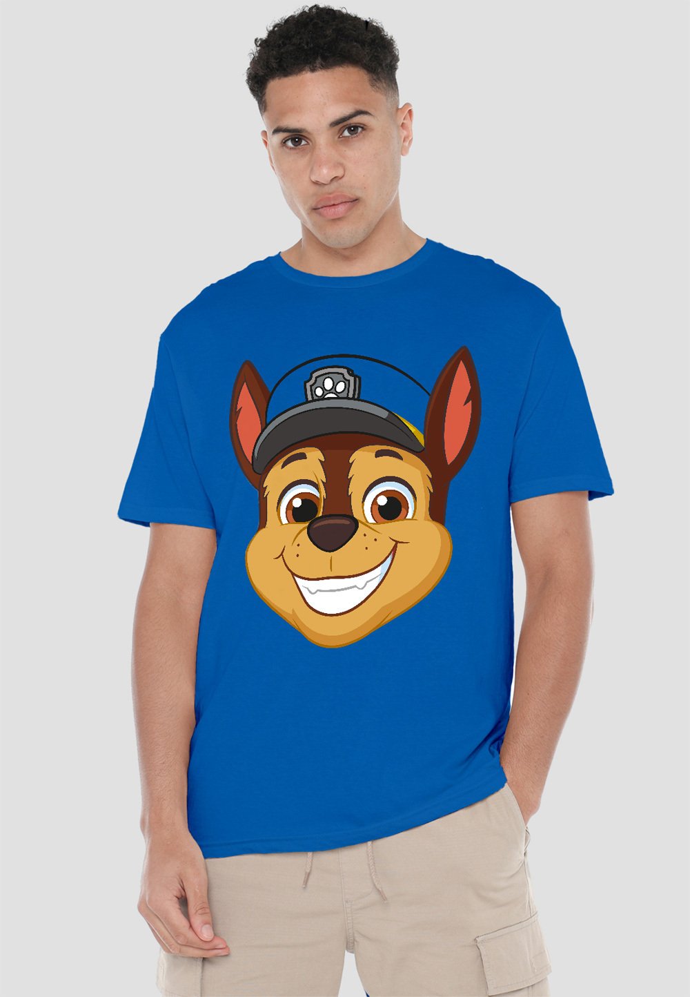 

Футболка с принтом PAW PATROL CHASE GRIN Cotton Soul, синий