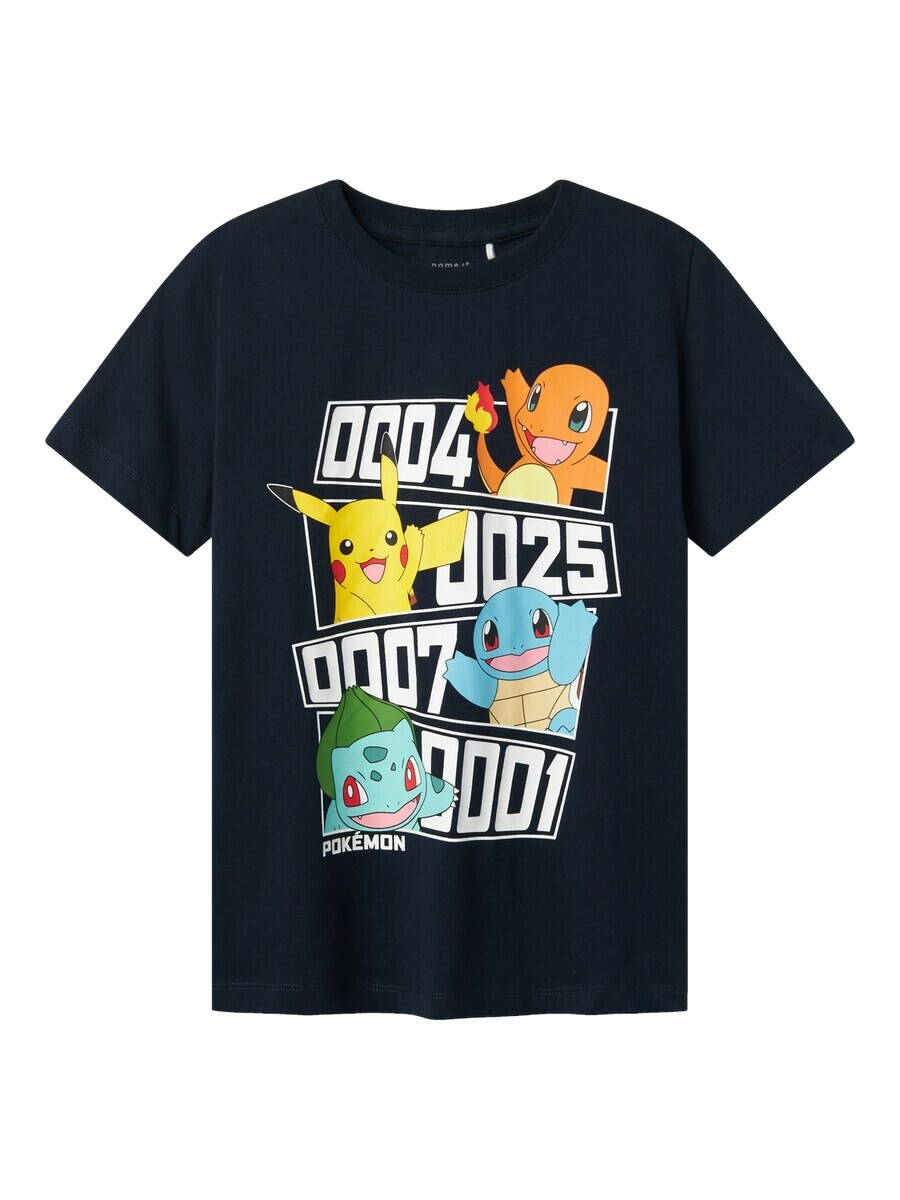 

Футболка NAME IT Shirt NKMDazz Pokemon, цвет navy/aqua