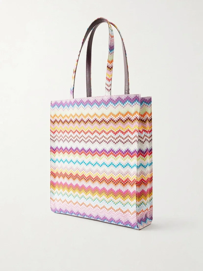 Полосатая сумка из люрекса Missoni, мультицвет — фото 4