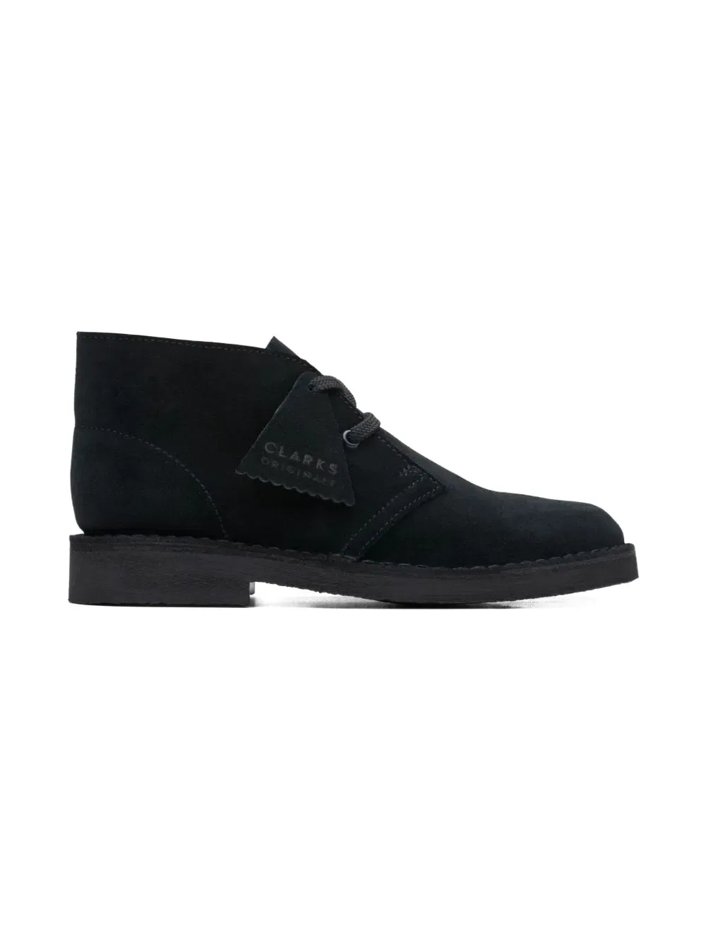 Кожаные ботинки для пустыни Clarks Kids, черный — фото 2