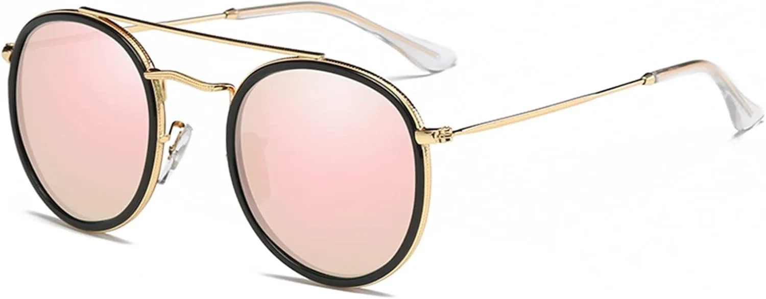 

Модные солнцезащитные очки в круглой оправе для мужчин и женщин, поляризованные, для отдыха на природе, вождения (цвет: C, размер: средний) MTZJH, One Color