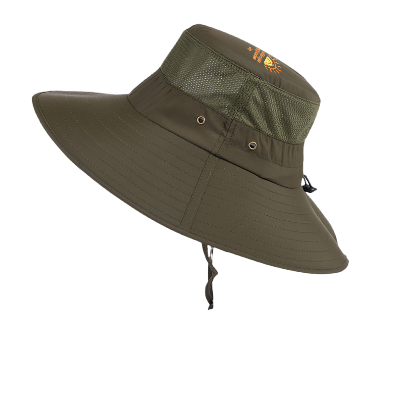 

Полиэстеровая панама Unisex Jeep, army зеленый bucket hat+черный cooling arm sleeves