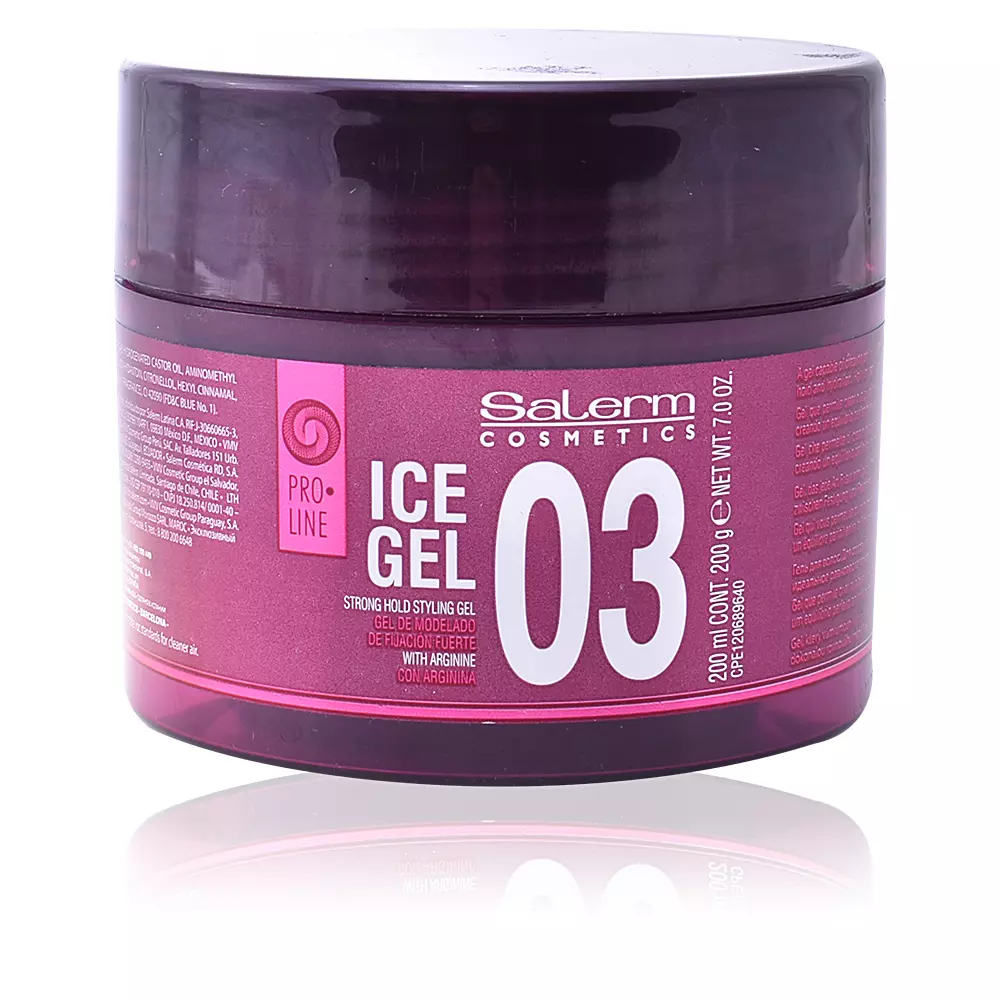

Гель для укладки волос Ice gel 03 strong hold styling gel Salerm, 200 мл.