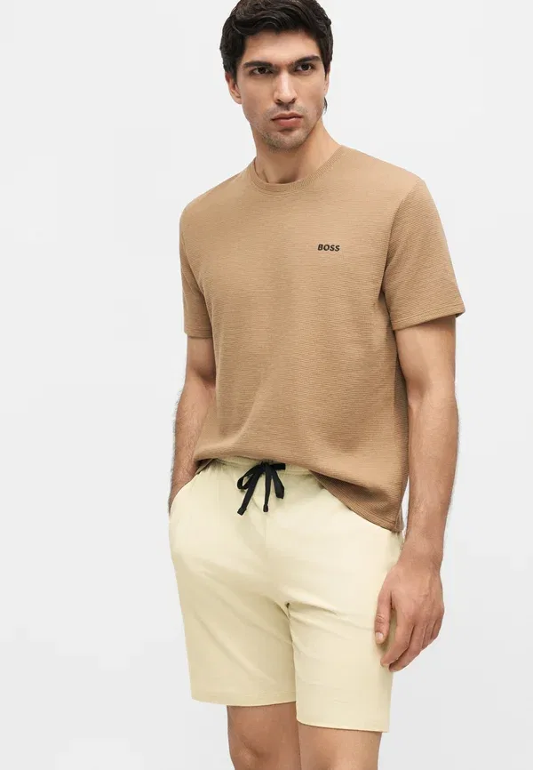 Пижамные штаны Boss, модель Mix match, цвет белый — фото 4