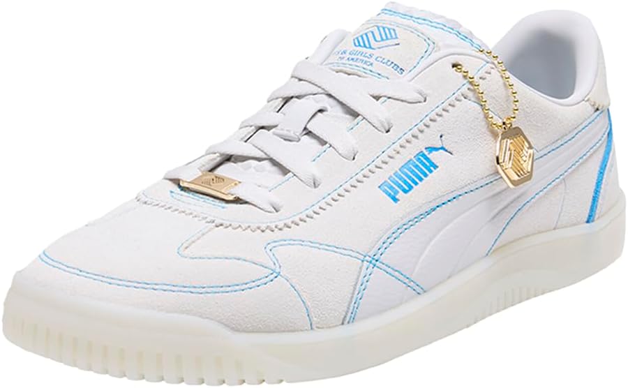 Кроссовки PUMA для мужчин Club 5V5 Lux для мальчиков и девочек с шнуровкой, повседневные - серые — фото 2