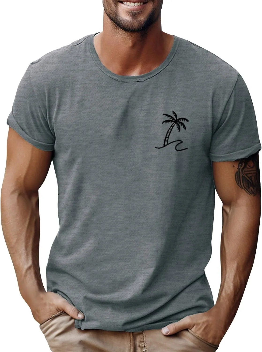 

Мужская футболка с принтом, летняя, короткий рукав, S-5XL