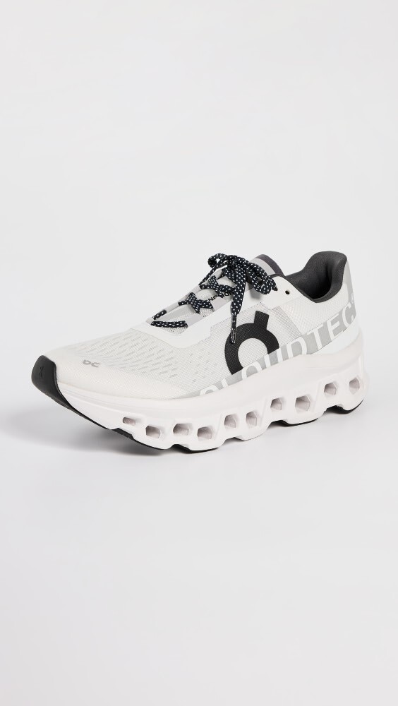 Кроссовки беговые On CloudmOnster, Undyed-White/White