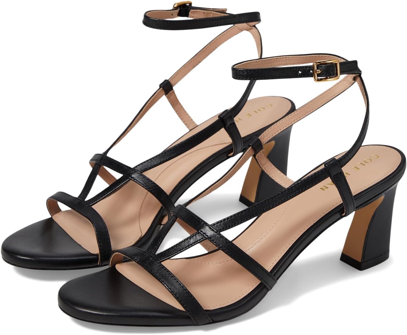 

Туфли Cole Haan Amber Strappy Sandals, черный