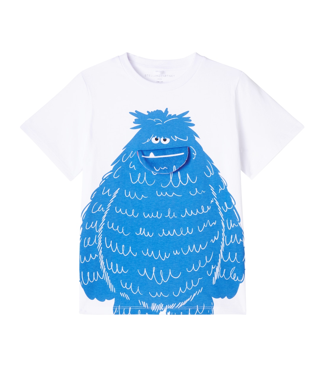

Футболка из хлопкового джерси с принтом Stella McCartney Kids, белый