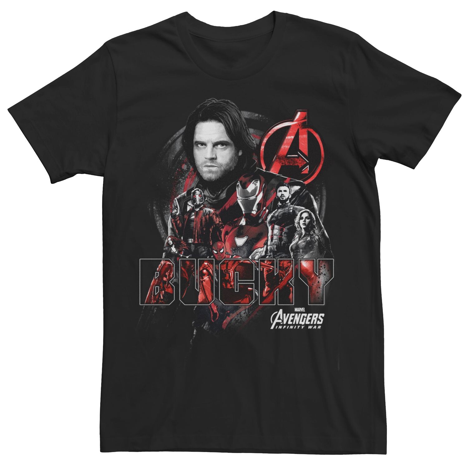 

Мужская футболка Bucky «Мстители: Война бесконечности» Licensed Character