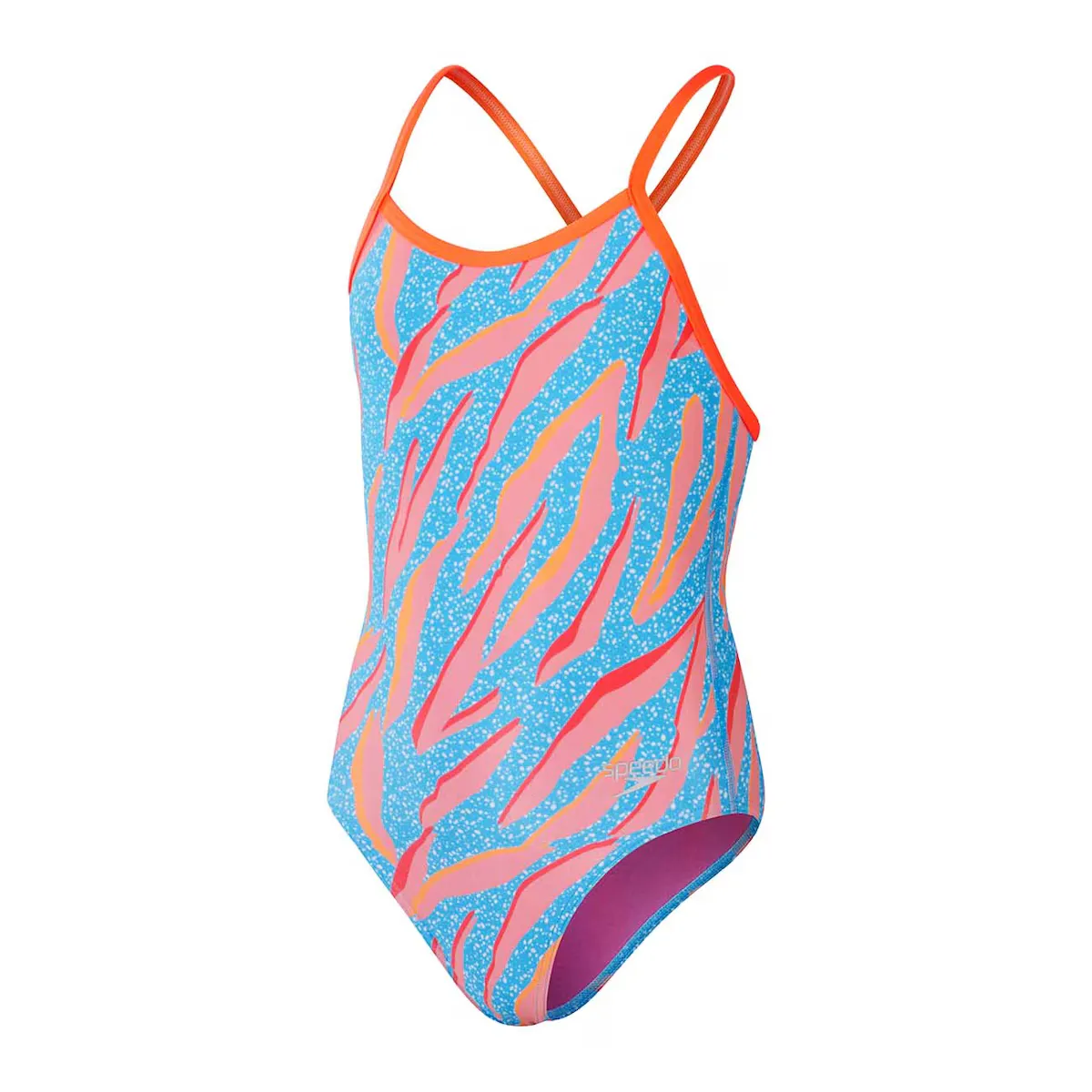 

Плавки Speedo Boys' Allover Digital с V-образным вырезом сзади, розовый
