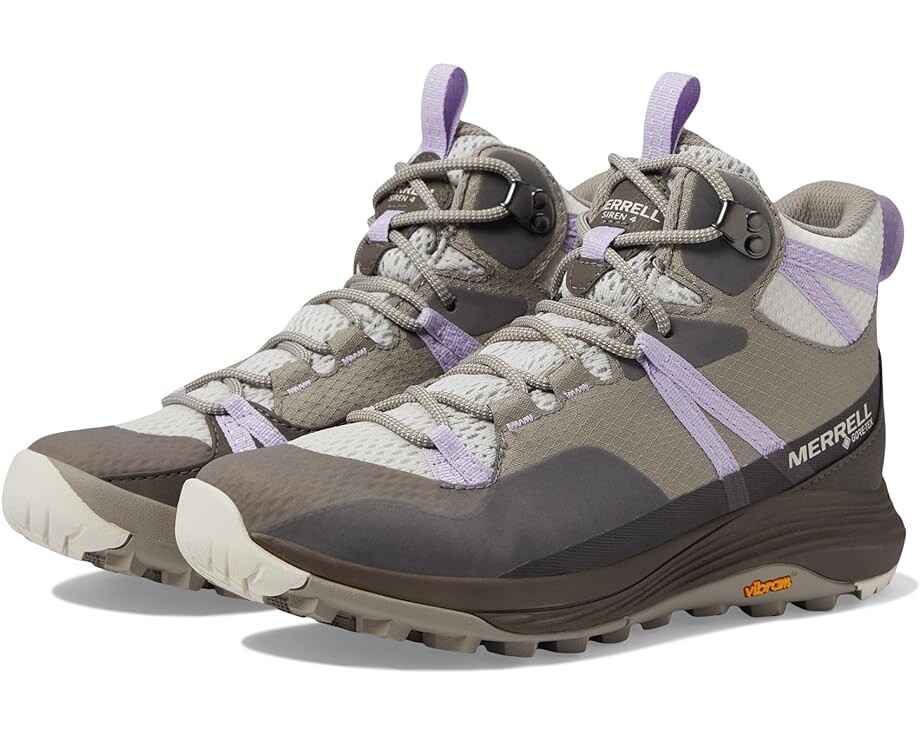 

Походная обувь Merrell Siren 4 Mid GORE-TEX, цвет Moon/Orchid