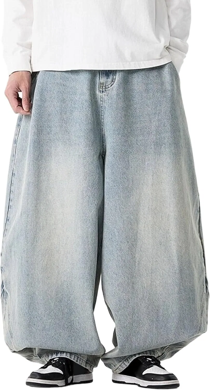 Джинсы свободные, Baggy Hip Hop, Light Blue