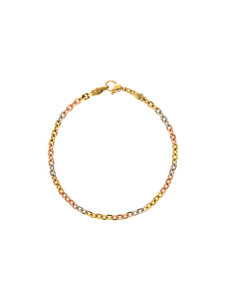 

Faina Женский браслет-цепочка из золотистого многоцветного металла