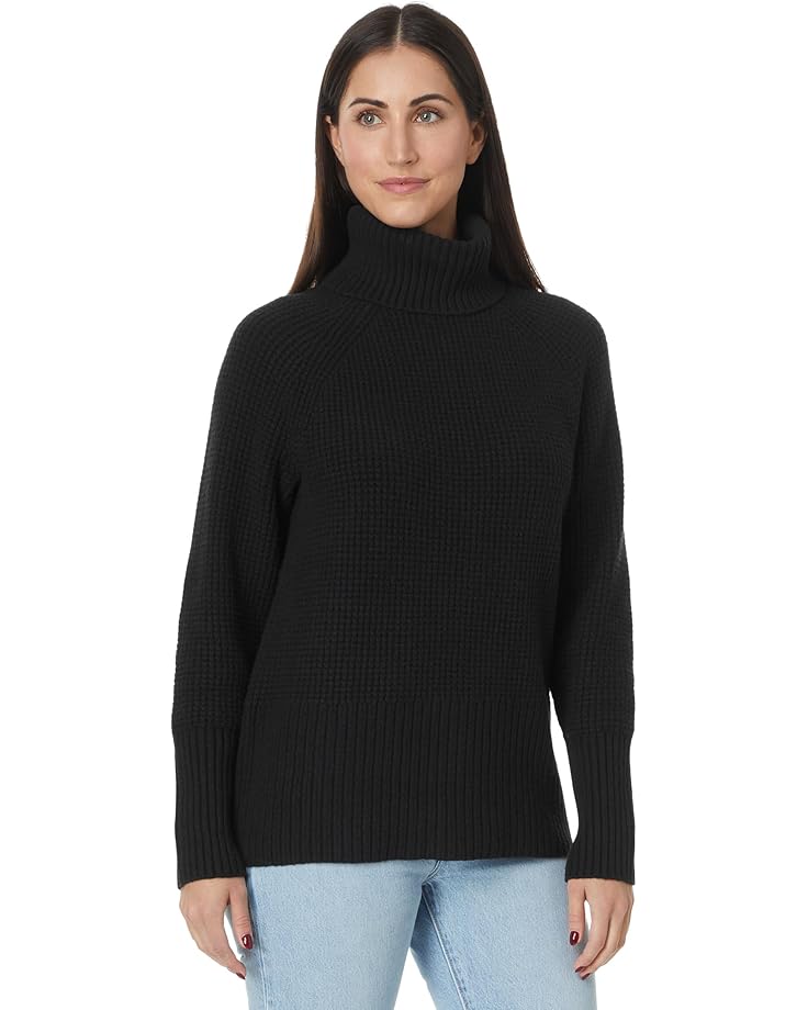 

Свитер L.L.Bean SuperSoft Waffle Turtleneck Sweater, цвет Midnight Black