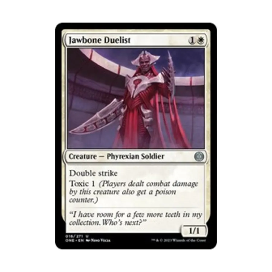 

CCG Челюстный дуэлянт (U), MTG - Phyrexia: All Will Be One