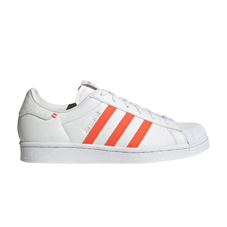 

Кроссовки adidas Wmns Superstar Crystal White Solar Red, белый