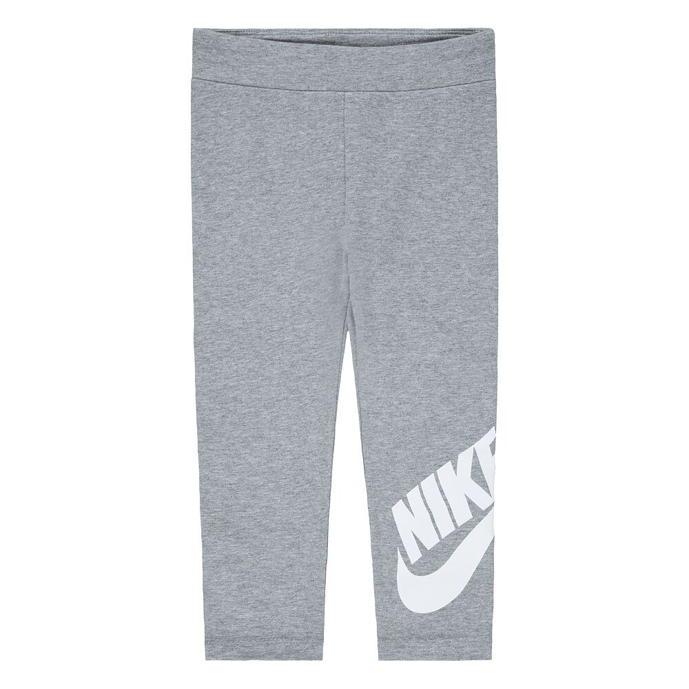 Леггинсы Nike Club с высокой посадкой для девочек-подростков, цвет Dark Gray Heather