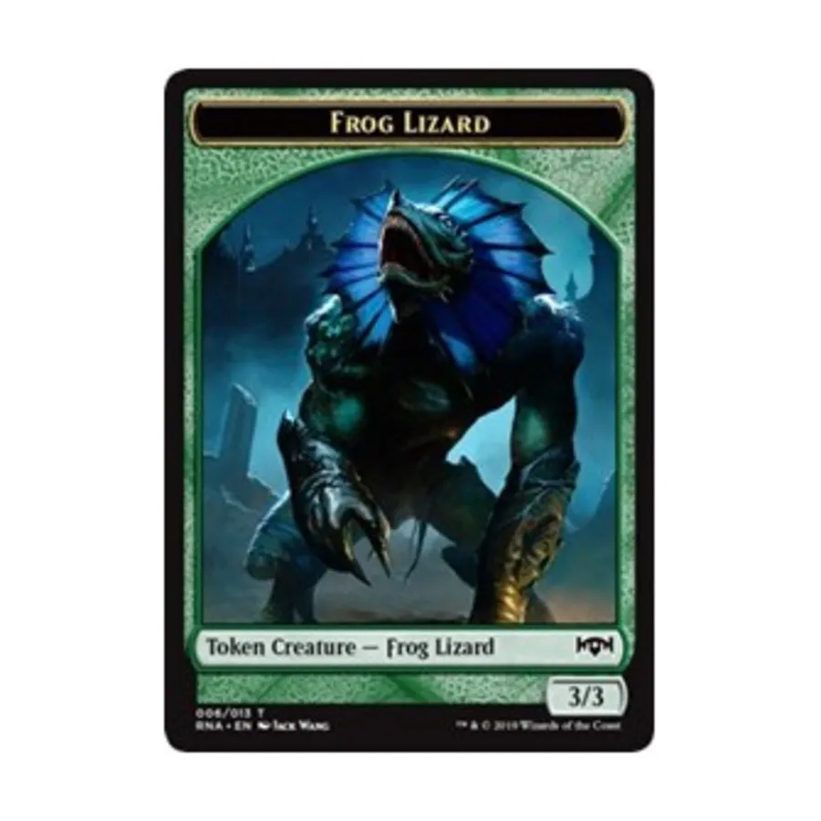

CCG Жетон лягушки-ящерицы (T), MTG - Ravnica Allegiance