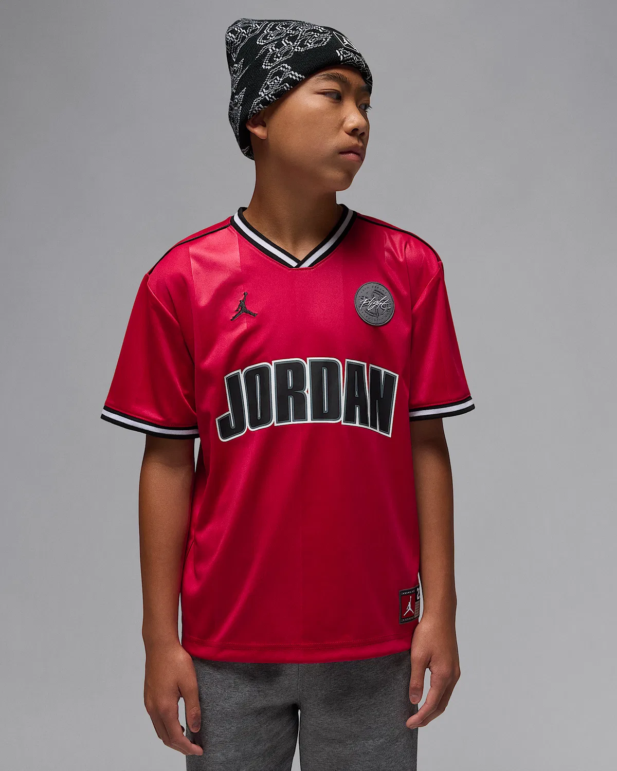 Детская спортивная футболка Jordan, Gym Red