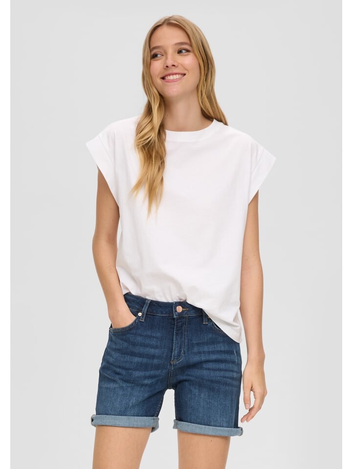 

Шорты QS Jeans-Hose kurz, синий