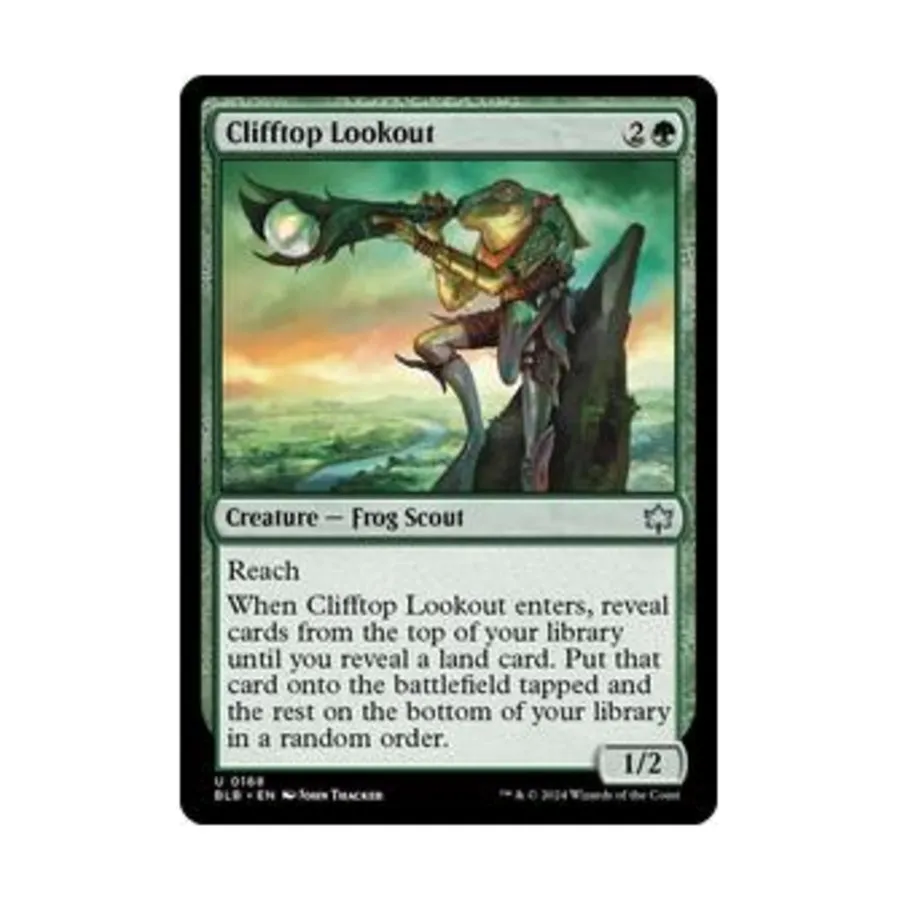 

CCG Смотровая площадка на скале (U), MTG - Bloomburrow