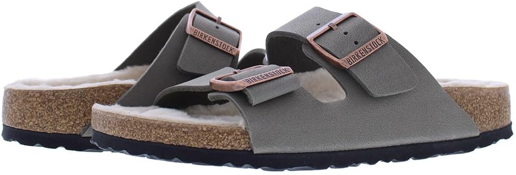 Женские сандалии Birkenstock Granada с мягкой стелькой из кожи, серый — фото 2