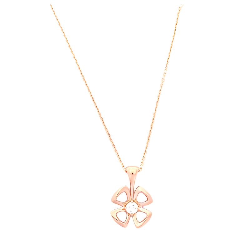 Колье из коллекции Fiorever Bloom из каратного золота, унисекс Bvlgari, розовое золото — фото 2