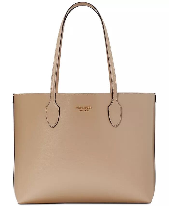 

Большая сумка-тоут Bleecker из сафьяновой кожи Kate Spade New York, серый