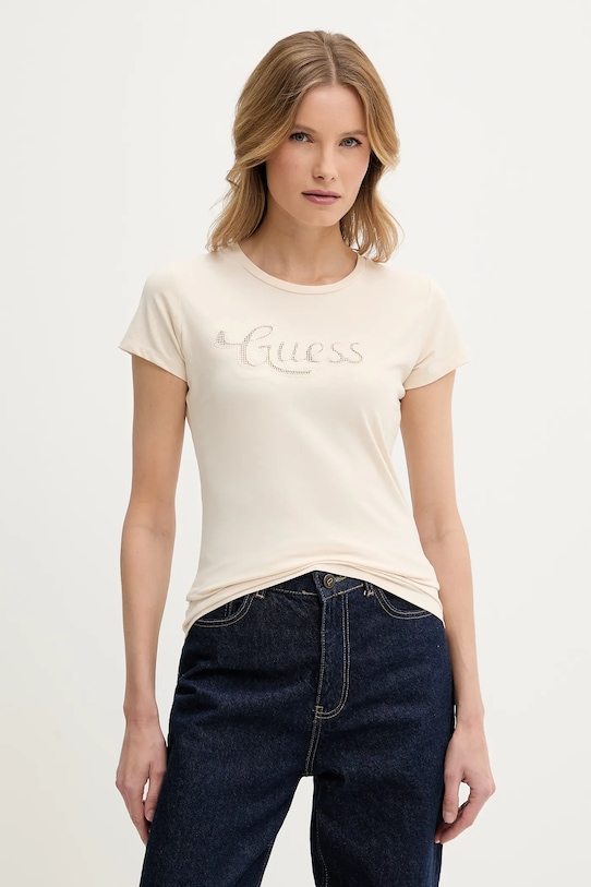 

Футболка Guess, бежевый