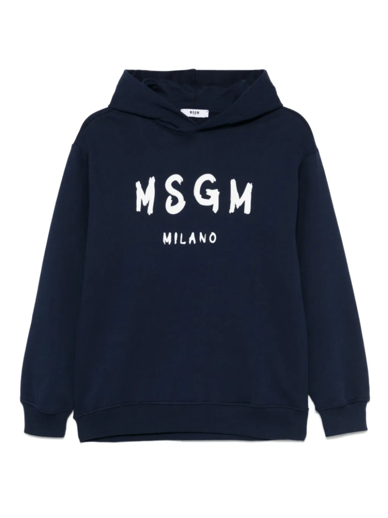 

MSGM Kids худи с логотипом, синий