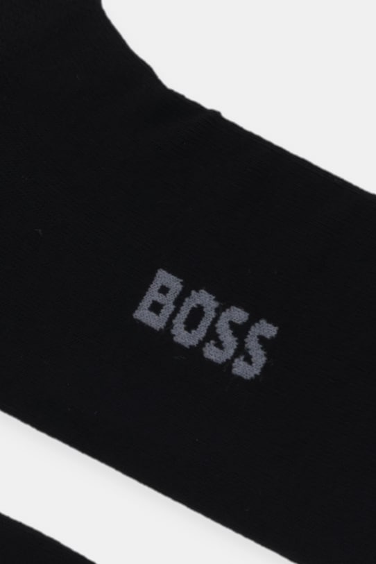 Набор из двух бамбуковых носков BOSS 2p as logo, черный — фото 2