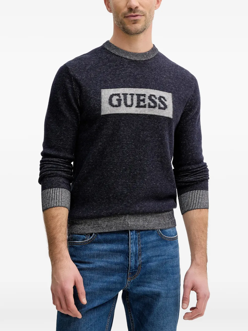 

Свитер с логотипом Guess Usa, синий