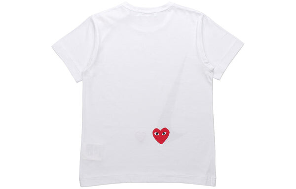 Футболка x nike play together series t-shirt 'white' Comme Des Garcons Play, белый — фото 4