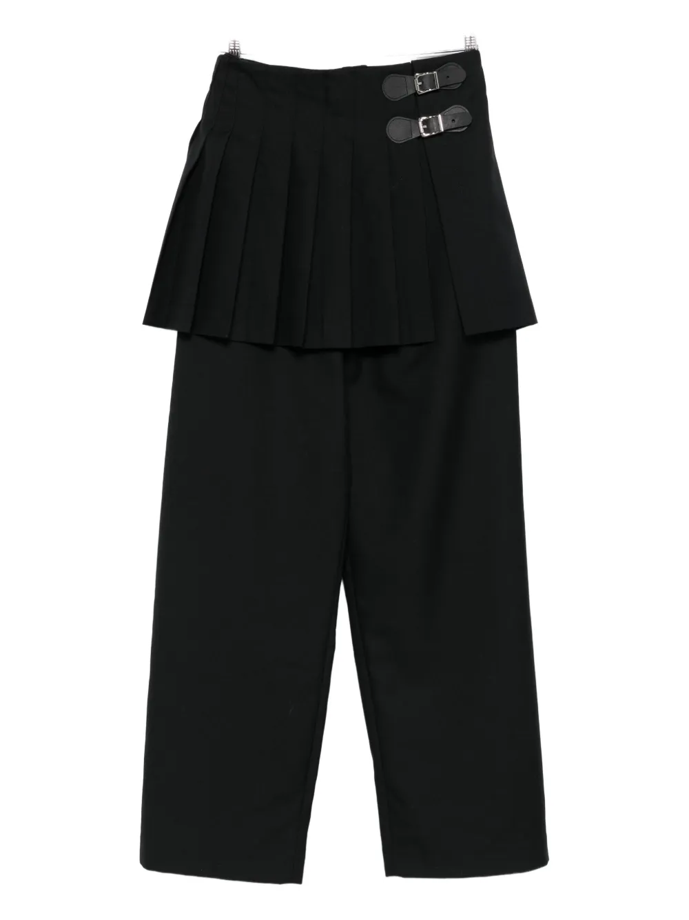 

Плиссированные брюки с пряжкой Charles Jeffrey Loverboy, черный