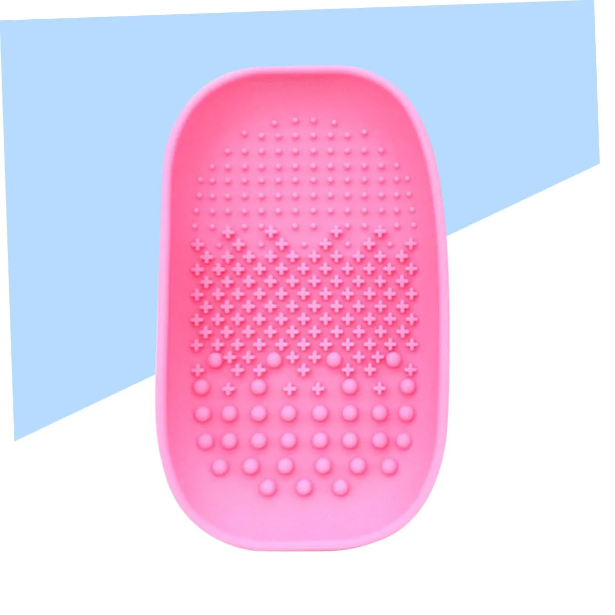 Силиконовая пластина для чистки косметических кистей Veemoon ‎Veemoon, Pink — фото 4