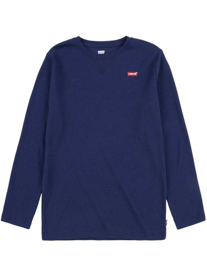 

Рубашка с длинным рукавом Levi's Kids, темно-синий