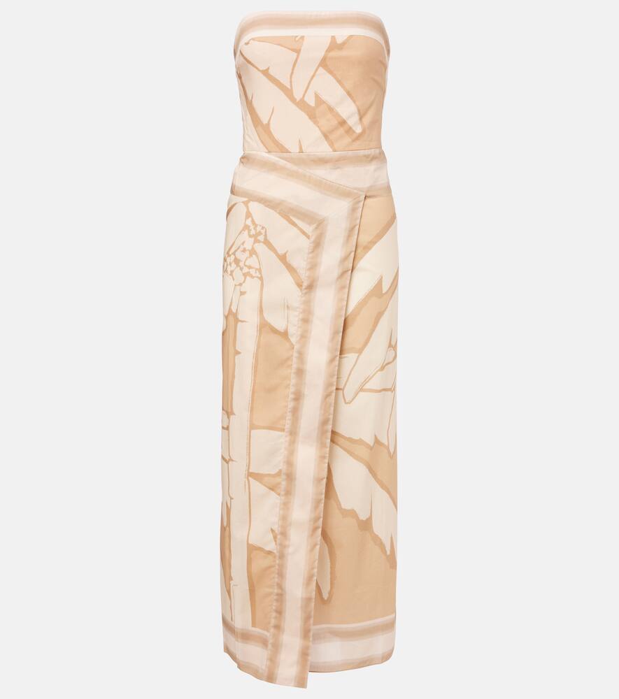 

Платье миди из хлопкового поплина Palms Pontoon Johanna Ortiz