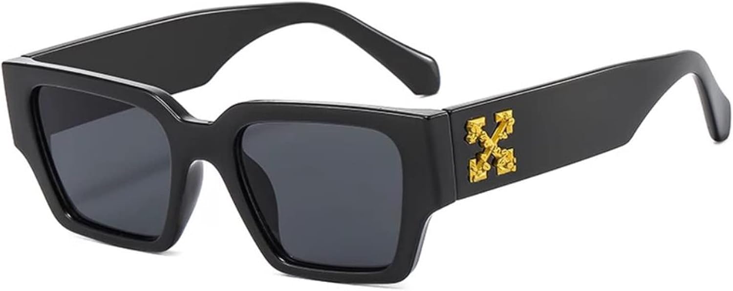 

Очки GALSOR с цветными линзами, модные ретро-очки в маленькой коробочке, стильные солнцезащитные очки в виде снежинки, стандартные уличные очки для стрельбы (Цвет: черный, желтый, Размер: универсальный), Black Yellow