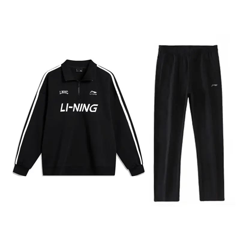 

LINING Повседневная спортивная одежда Unisex Black+Black