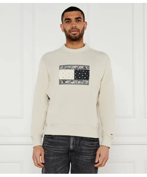 

Толстовка Loose fit Tommy Jeans, бежевый