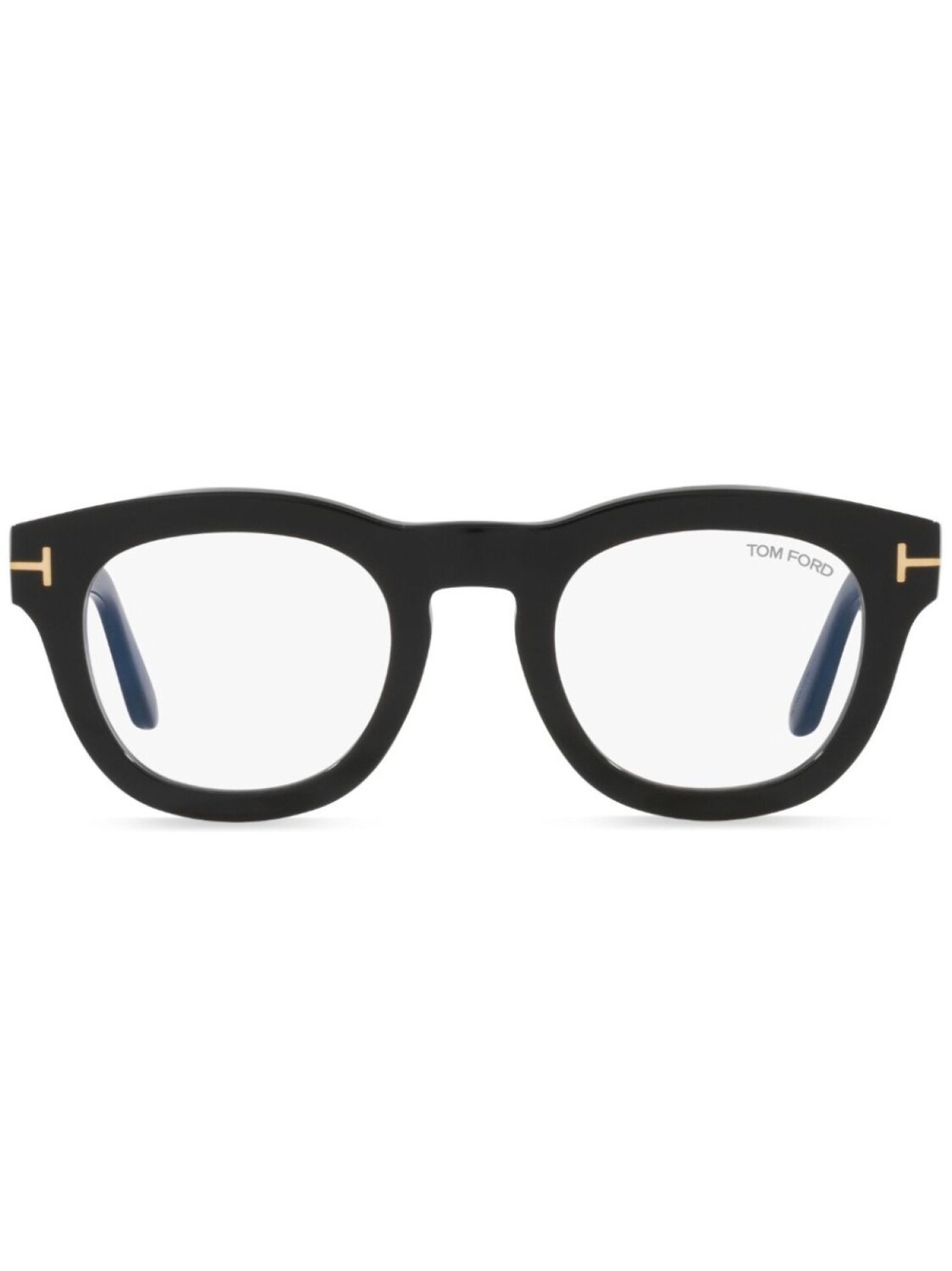

TOM FORD Eyewear очки в квадратной оправе с логотипом, черный