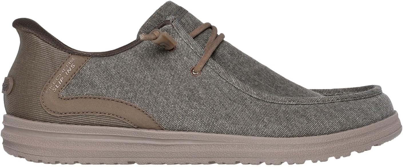 Мужские кроссовки Skechers Melson - Coronado, хаки — фото 4