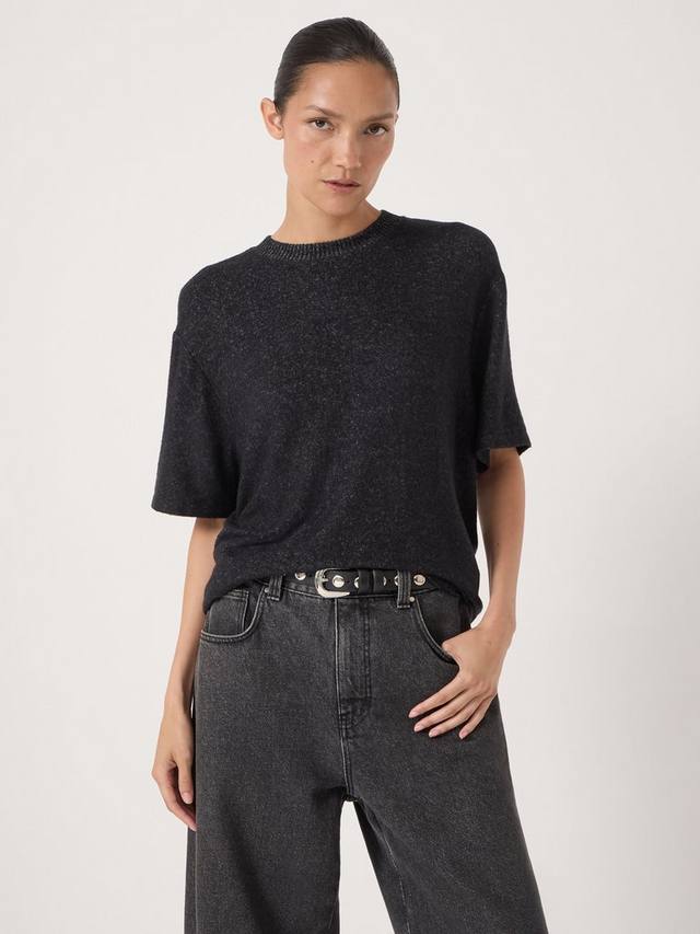 

Футболка Elle с коротким рукавом и круглым вырезом HUSH, Black