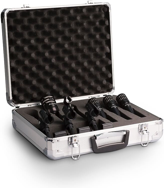 

Комплект микрофонов Audix DP4 4-Piece Drum Mic Pack with Case, Clips