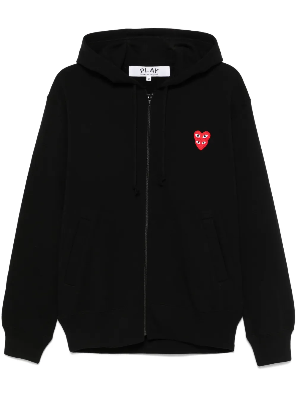 

Худи с нашивкой Comme Des Garçons Play, черный
