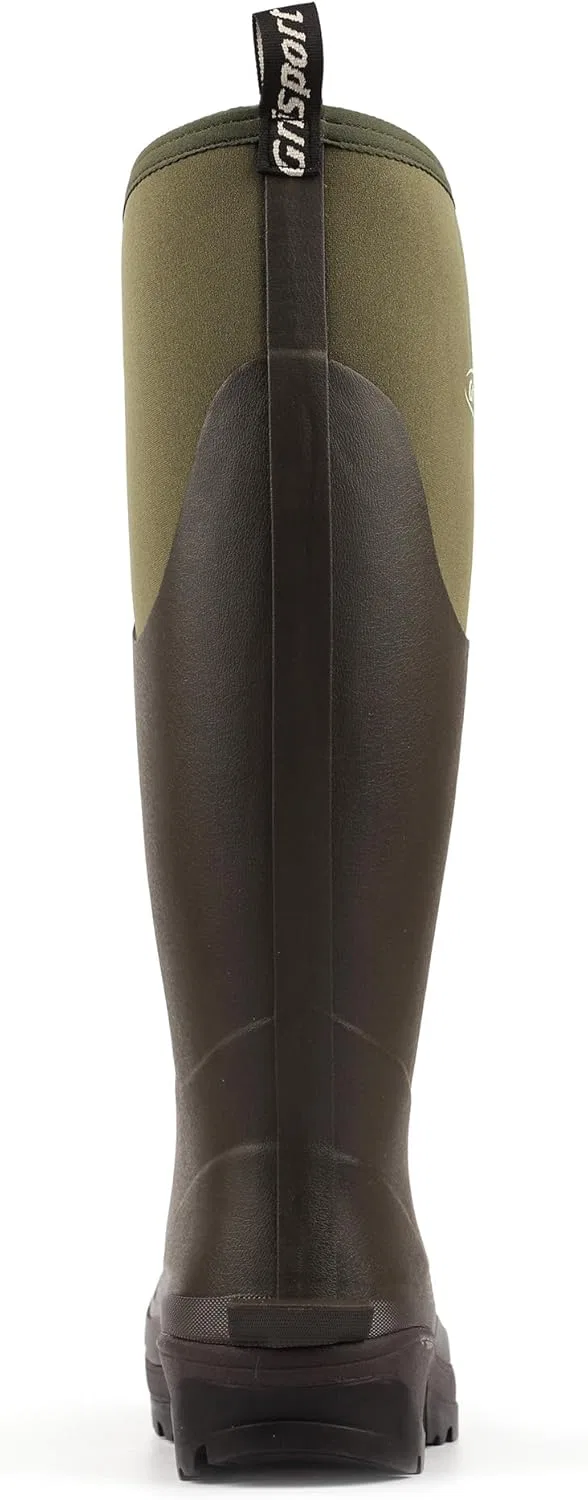 Резиновые ботинки Grisport Mudmaster унисекс, зеленые — фото 3