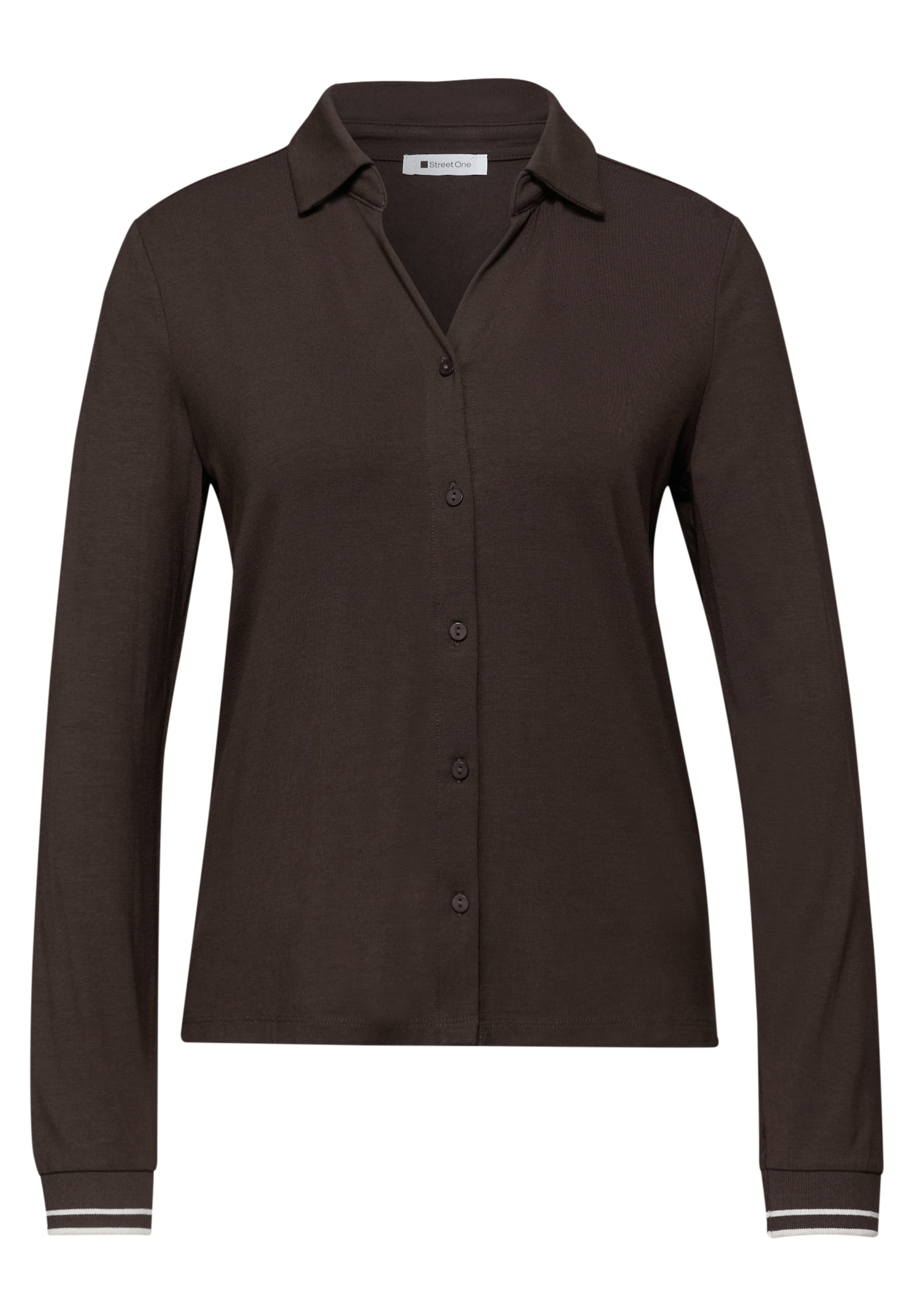 

STREET ONE Рубашка в шоколадном цвете