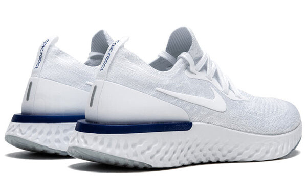 Кроссовки epic react flyknit Nike, белый — фото 4